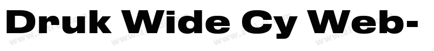 Druk Wide Cy Web字体转换 Druk Wide Cy Web字体转换